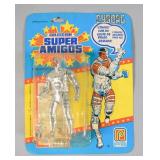 1989 Pacipa Super Amigos Cyborg Carded Figure