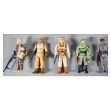 5 Kenner Star Wars Action Figures w/ Accs