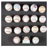 18 Autographed Baseballs: Rodriguez & Hatch