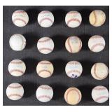 Twins & Rangers Autographed Baseballs 1988-94