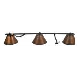 Arts and Crafts Style Billiard Light Fixture