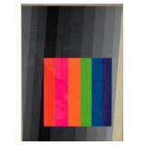 Eugenio Carmi Serigraph Geometric Abstraction