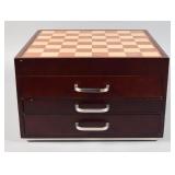 Red Envelope Multi-Game Backgammon Wood Chest