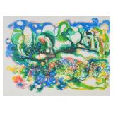 R. Christensen Willow Brook Road Serigraph