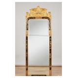 Queen Anne Style Chinoiserie Pier Mirror