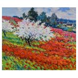 Omar Hamdi Malva O/C Impressionist Landscape