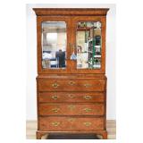 William & Mary Mirror Cabinet on Chest
