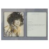 Elizabeth Taylor Autograph Display