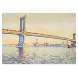 Gaï¿½l Sellwood Print Manhattan Bridge