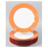 7 Takashimaya NY Limoges Porc. Dinner Plates