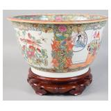 Chinese Rose Medallion Porc. Jardiniere