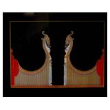Erte Art Deco Serigraph with Metallic Inks