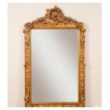 Large Rococo Revival Giltwood Wall Mirror
