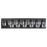 Set 14 Baccarat Harmonie Crystal Glasses