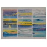 Milton Glaser Lithograph Mexican Skies