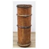 American Wood Butter Churn w/ Withe Hoops