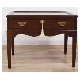Queen Anne Mahogany Vitrine Display Table