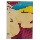 Milton Glaser Lithograph Nude Music Hall