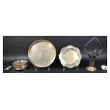 6 Silver and Silver-Plated Tableware Items