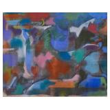 Nancy Galanter Mixed Media Solstice Bull