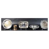 5 Silver-Plated & Metal Tableware Items