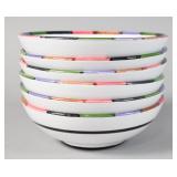 Set of 6 Deruta of Italy Ceramic Bowls