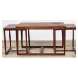 3 MCM Teak Nesting Tables