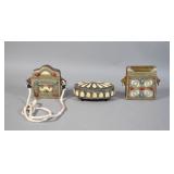 3 Mixed Metal & Inlaid Moroccan Prayer Boxes