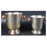 Pair of Christofle Silver-Plated Ice Buckets