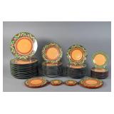 57pc Laure Japy Limoges Ravenne Dinnerware