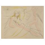 Salvador Dali Etching Cleopatra