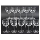 Set 10 Baccarat Perfection Wine Goblets