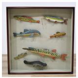 Swenarton Set 7 Folk Art Fish Decoys