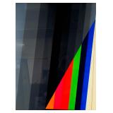 Eugenio Carmi Serigraph Geometric Abstract