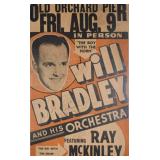 Will Bradley Old Orchard Pier Poster 1940