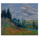 Omar Hamdi Malva O/C Impressionist Landscape
