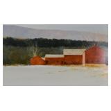 Cleade Enders Winter Landscape Acrylic Board