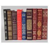 9 Franklin Library Leather Bound Books