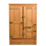 Victor Oak Ice Box