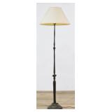 Tiffany Style Patinated Bronze Floor Lamp