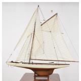 Authentic Models America's Cup Sailboat
