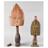 Pair African Kota Reliquary Guardians