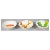 3 Au Bain Marie Paris Earthenware Bowls