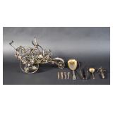 9 Plate Serving Pieces Incl Christofle