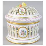 Herend Queen Victoria Porcelain Lidded Jar