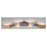 11-Piece Dresden Style Porcelain Dessert