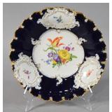 Meissen Cobalt Blue Porcelain Cabinet Plate