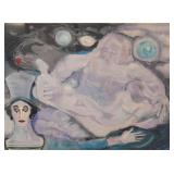 Marcel Marceau Lithograph Bip the Clown