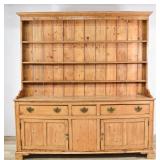 19th Century Two Piece Pine Welsh Dresser