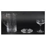 3 Baccarat Crystal Tableware w/ Pitcher